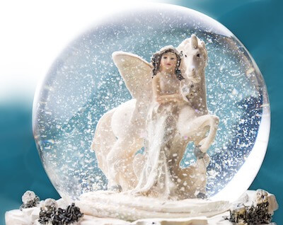 雪の妖精のイメージ