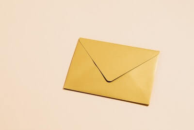 黄色い封筒の手紙