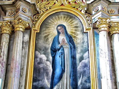聖母マリアの絵